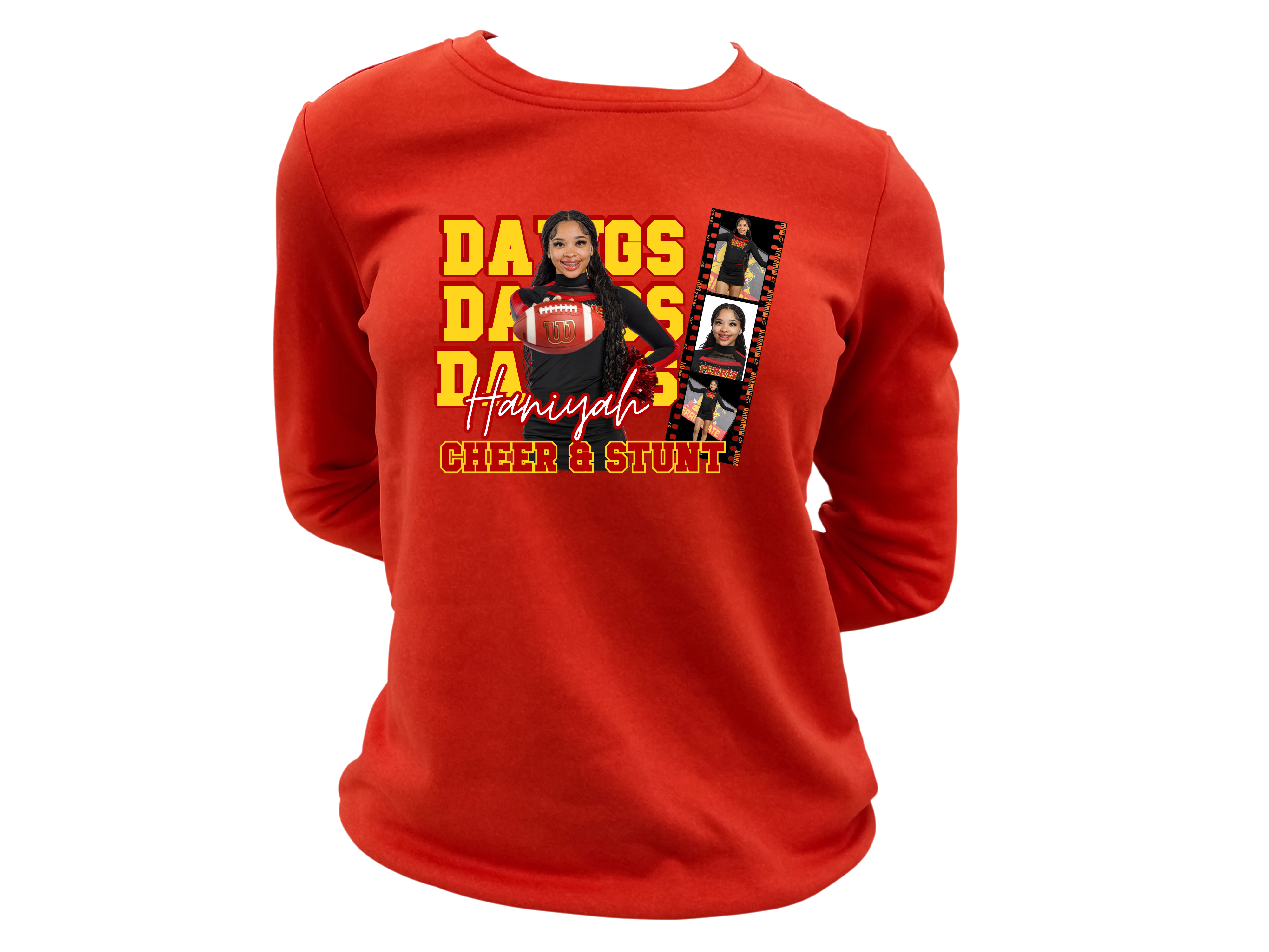 Haniyah Cannon- Red Crewneck