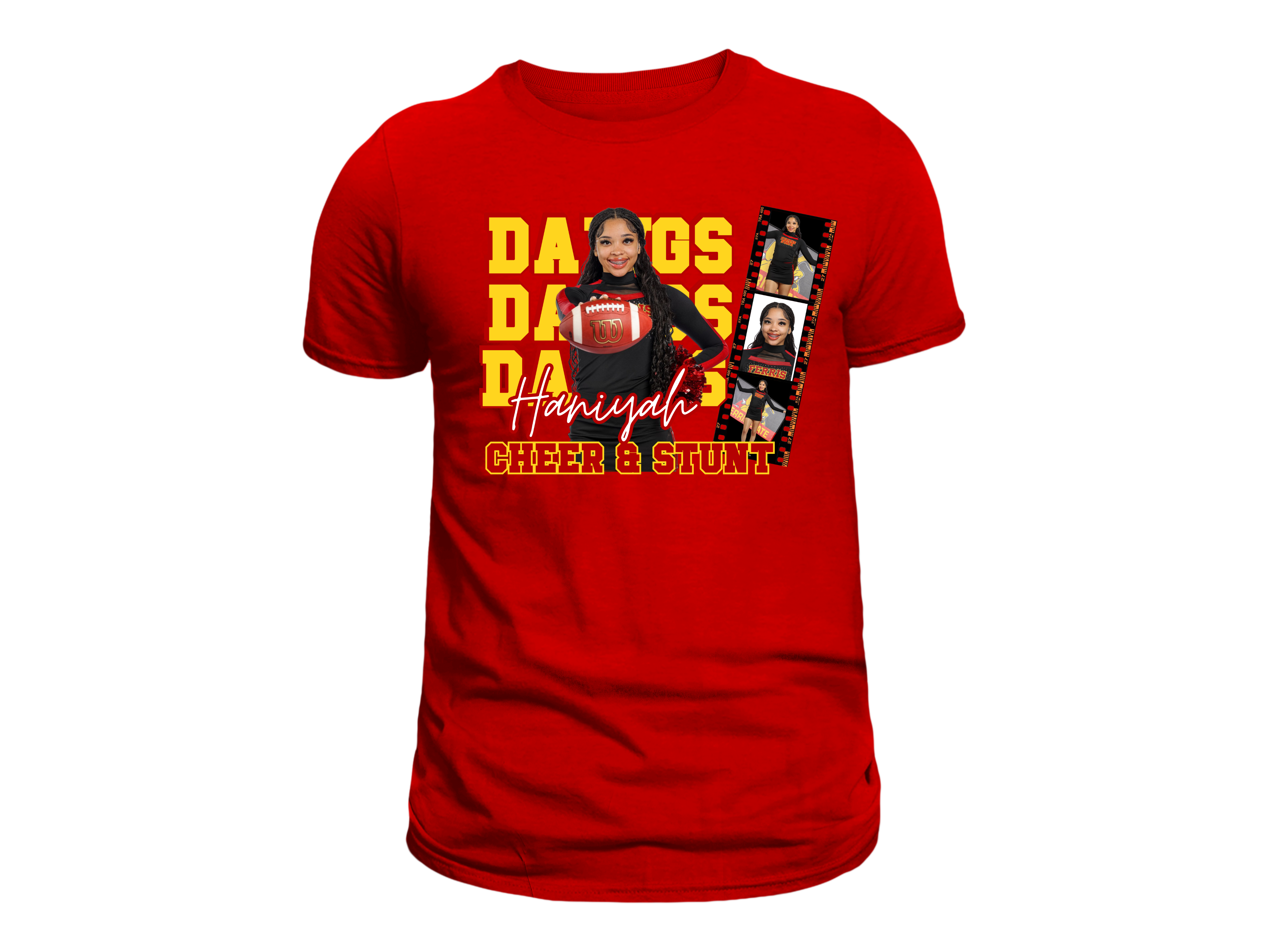 Haniyah Cannon-Short Sleeve Red Tee