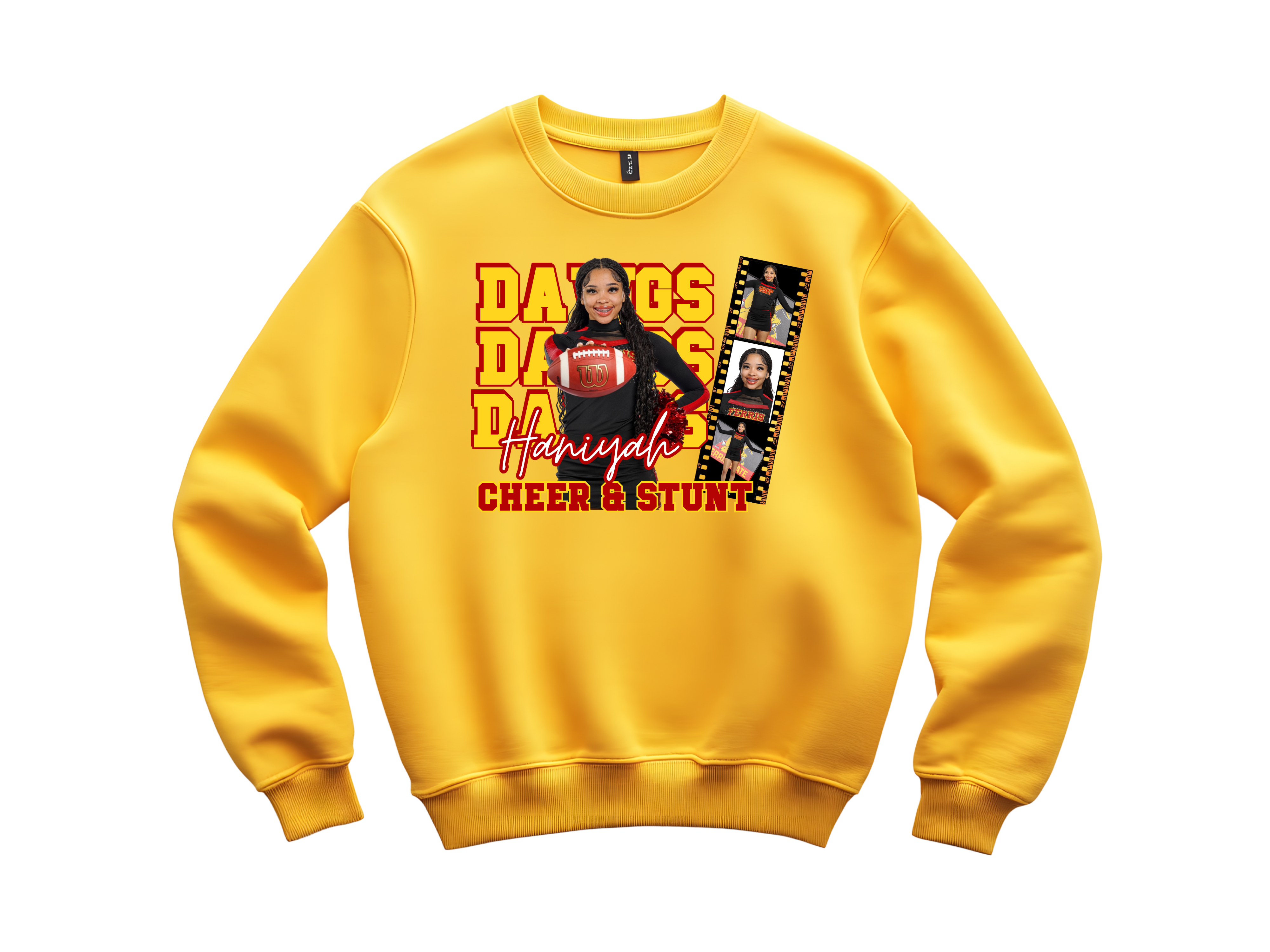 Haniyah Cannon- Yellow Crewneck