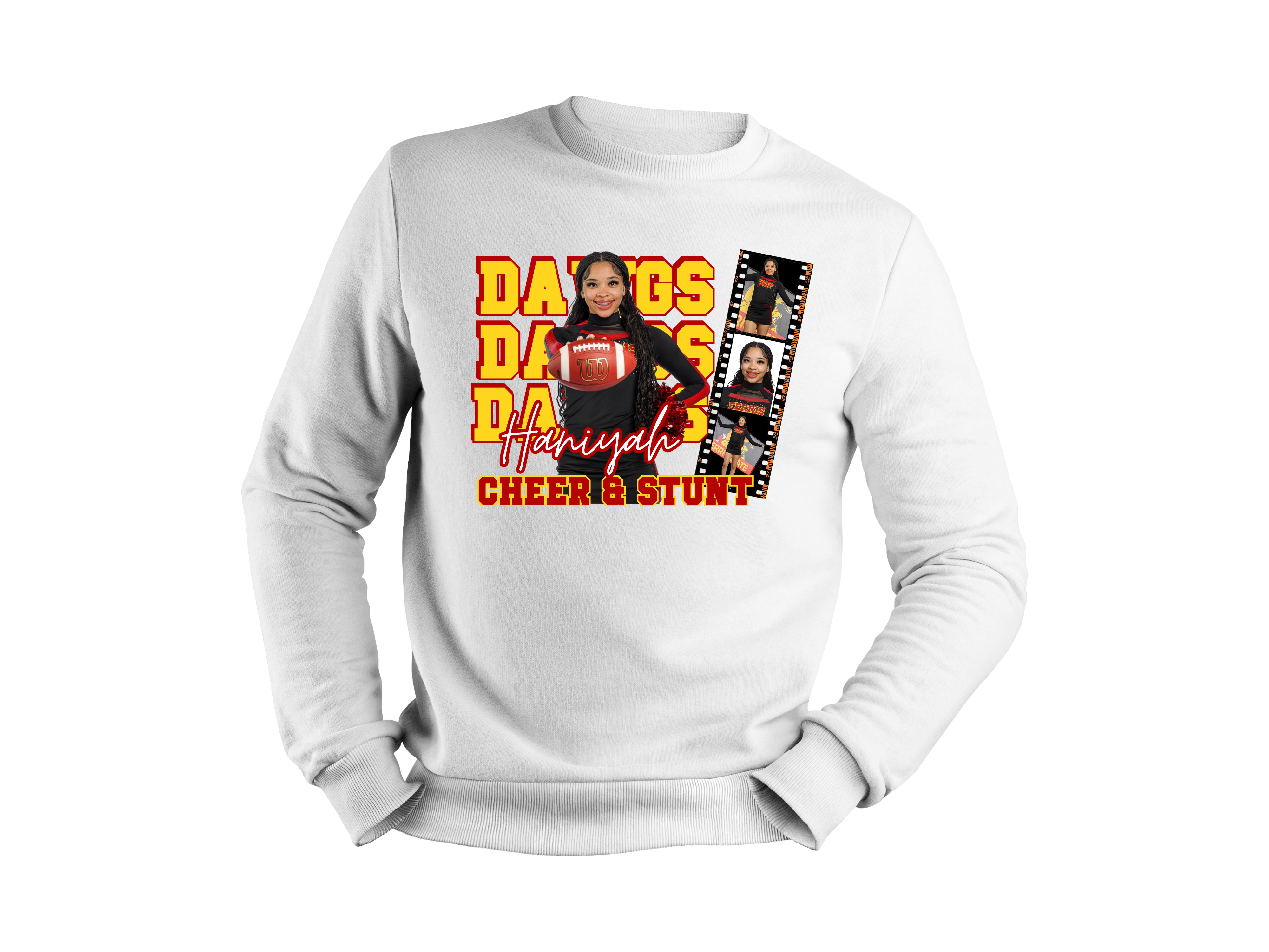 Haniyah Cannon- Grey Crewneck