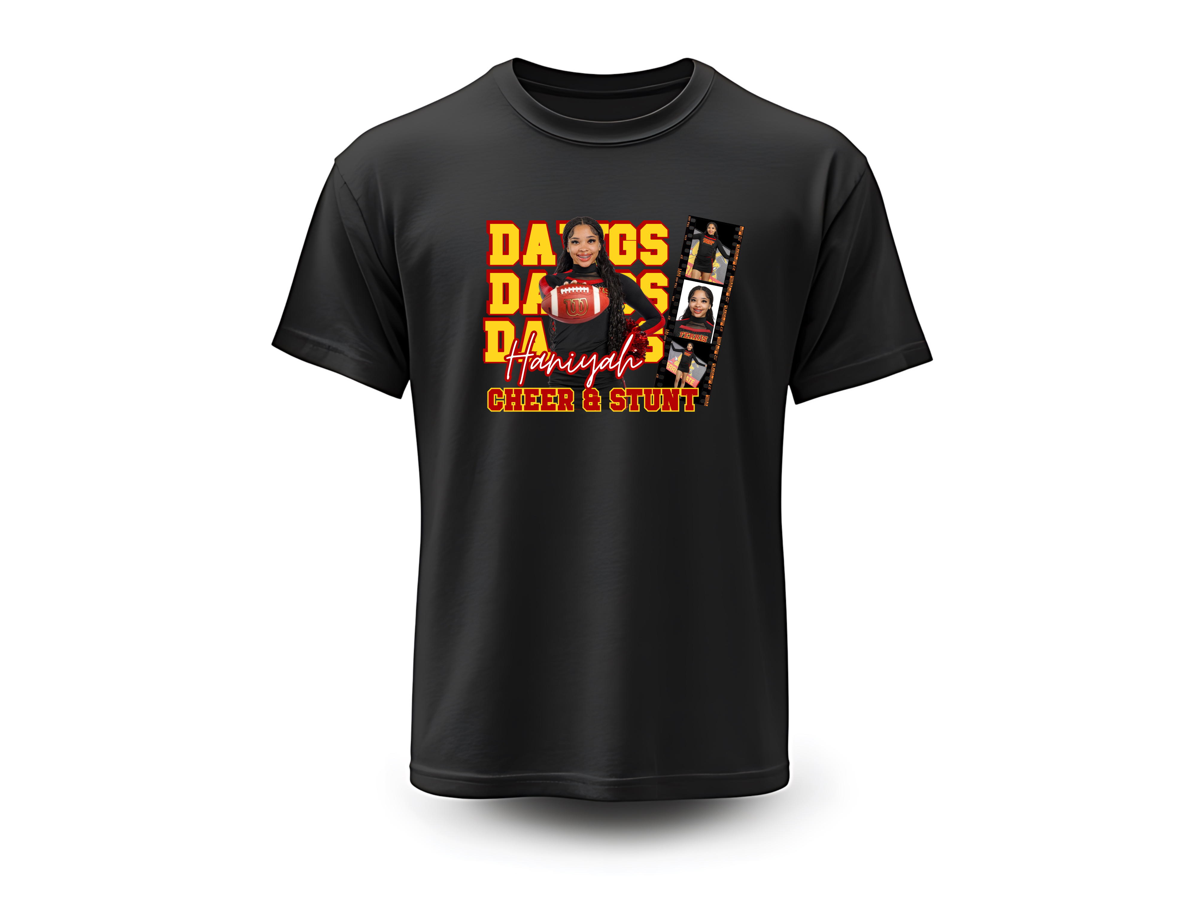 Haniyah Cannon-Short Sleeve Black Tee