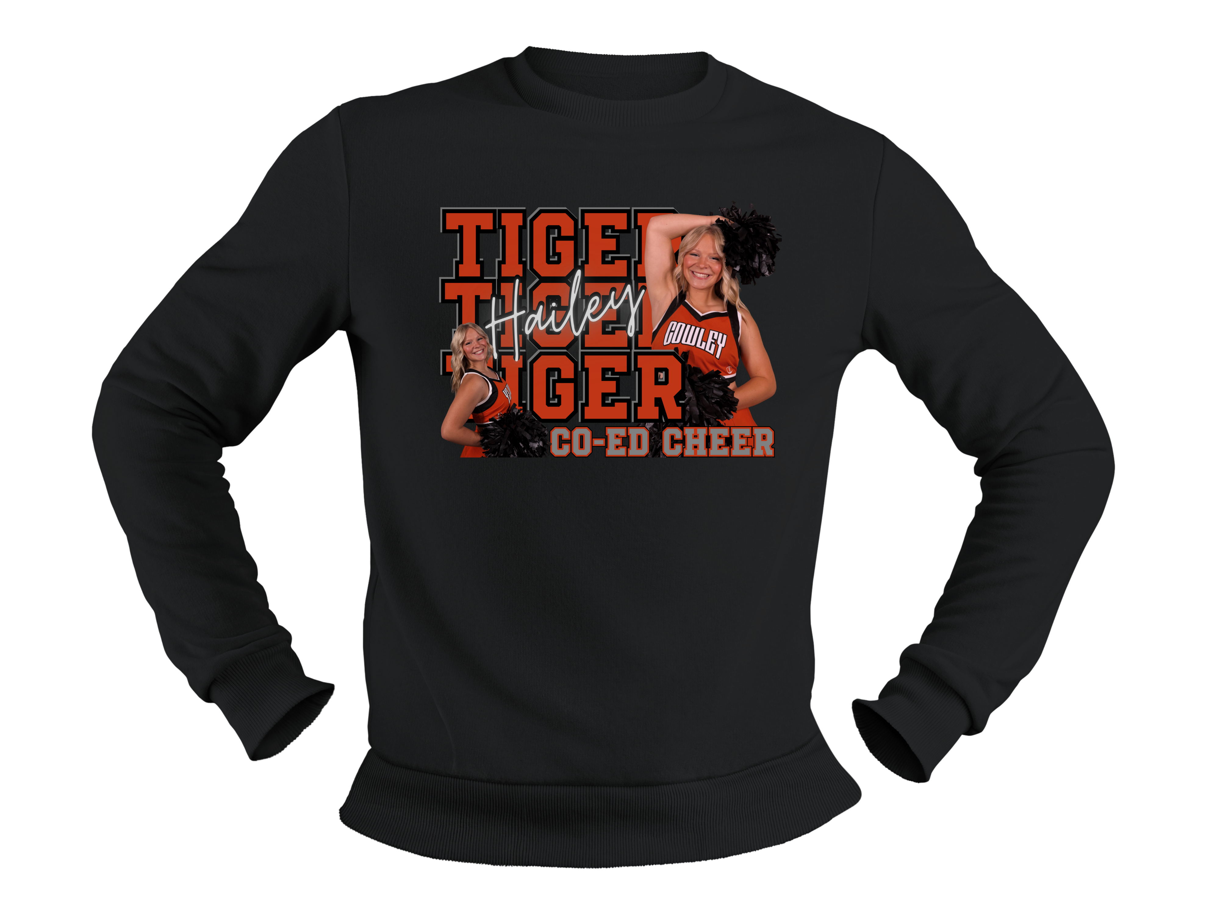 Hailey Stanzel - Black Crewneck