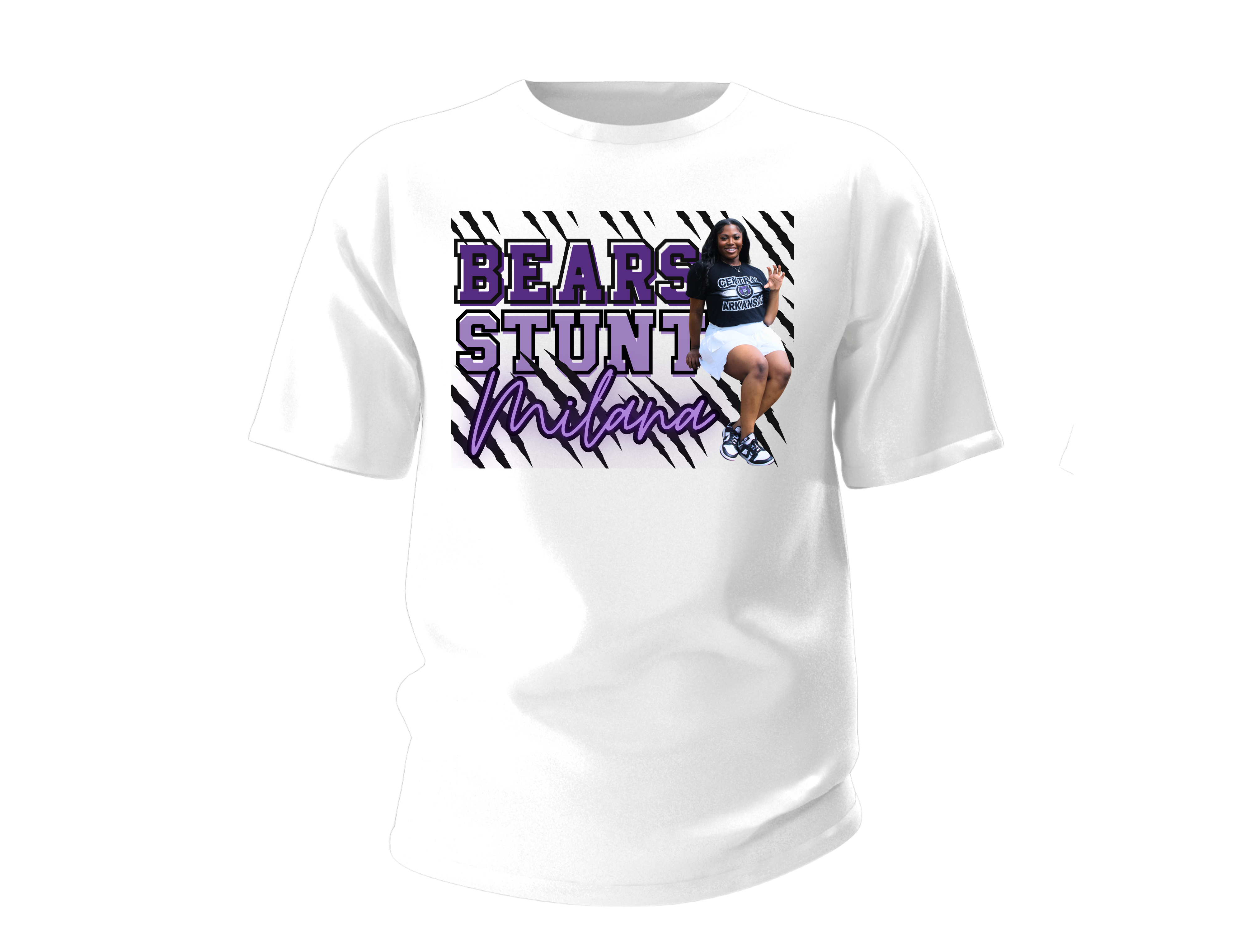 Milana Anderson -Short Sleeve White Tee