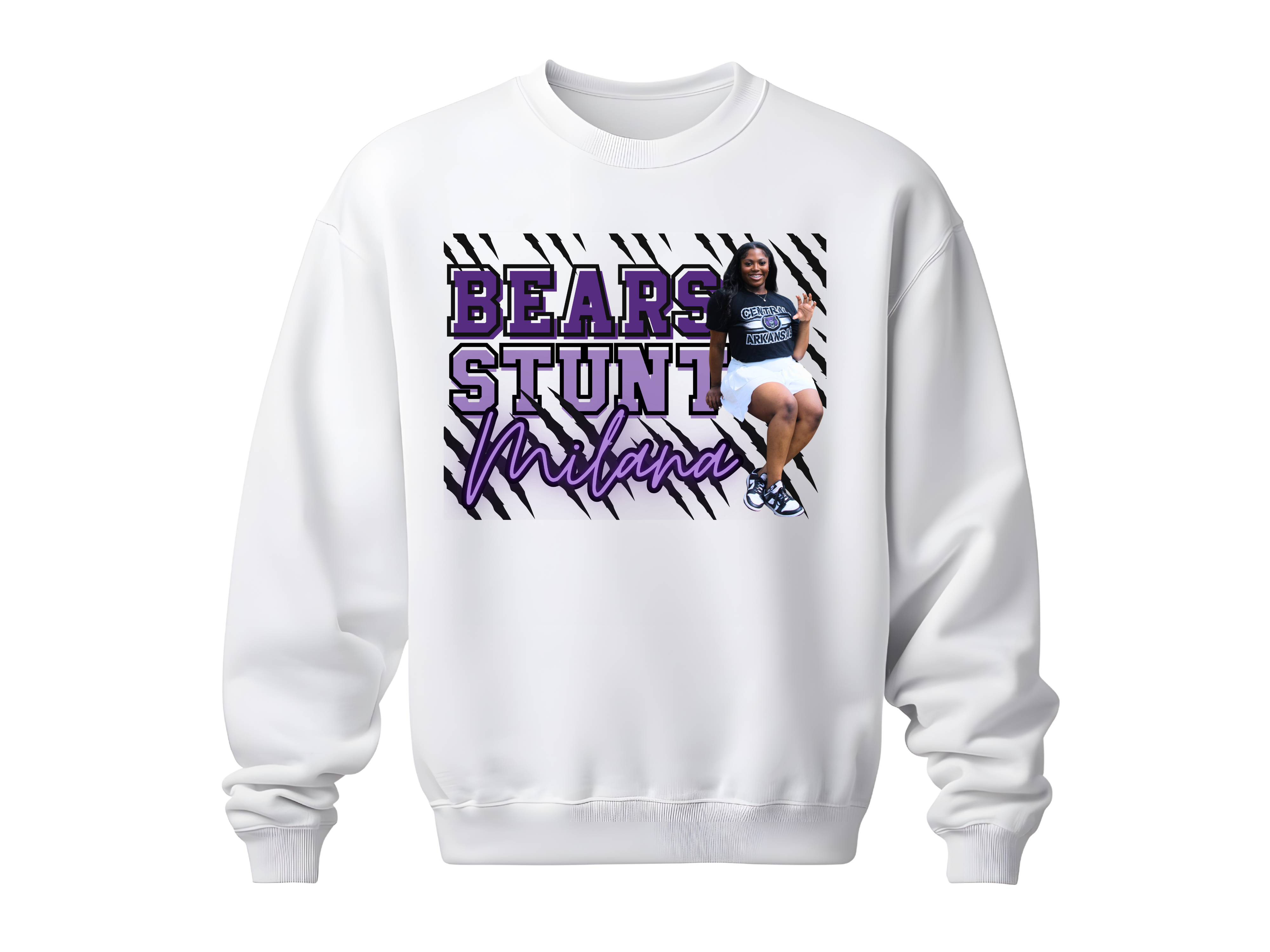 Milana Anderson - White Crewneck