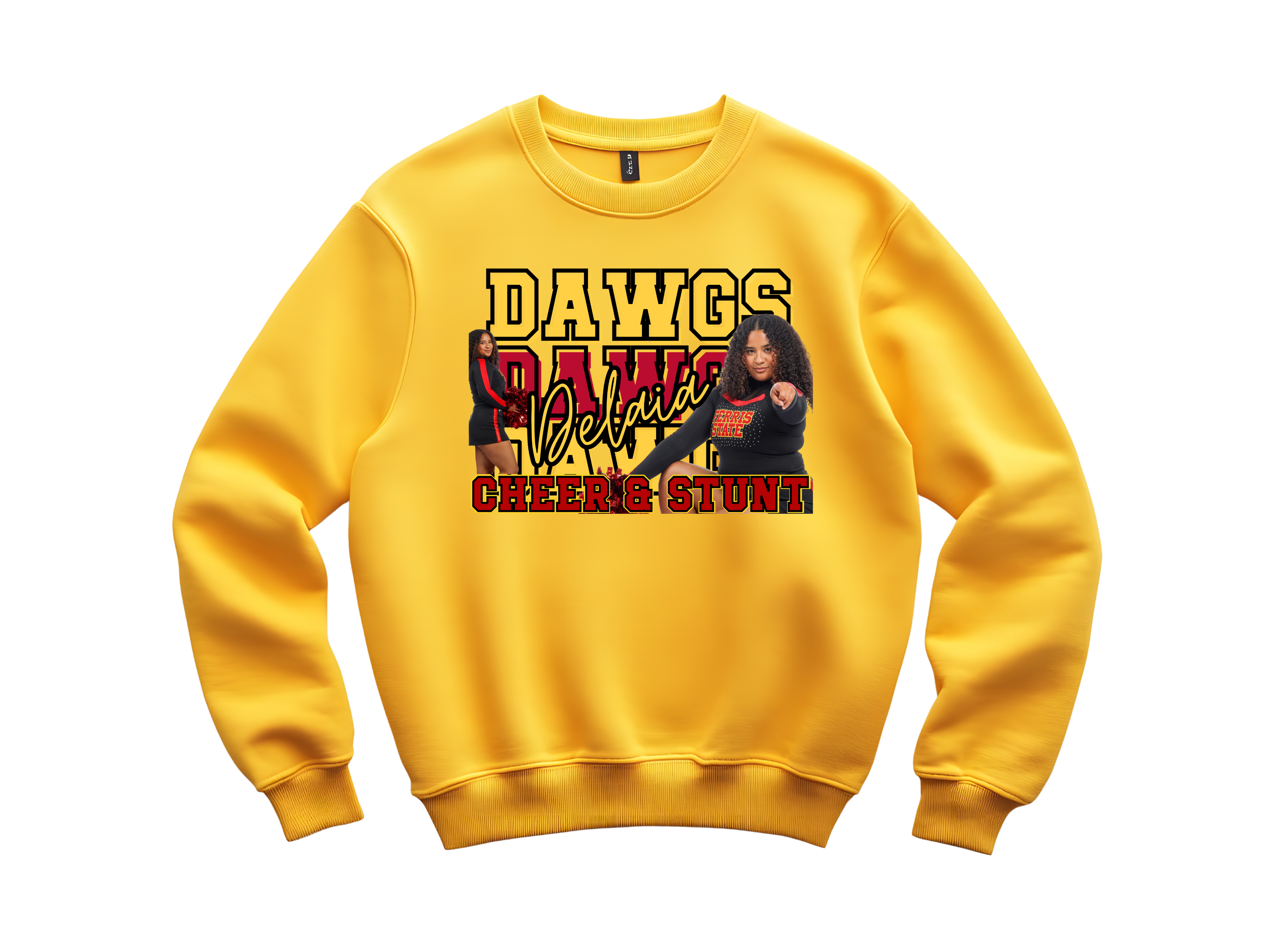 Delaia Mirambeaux - Yellow Crewneck