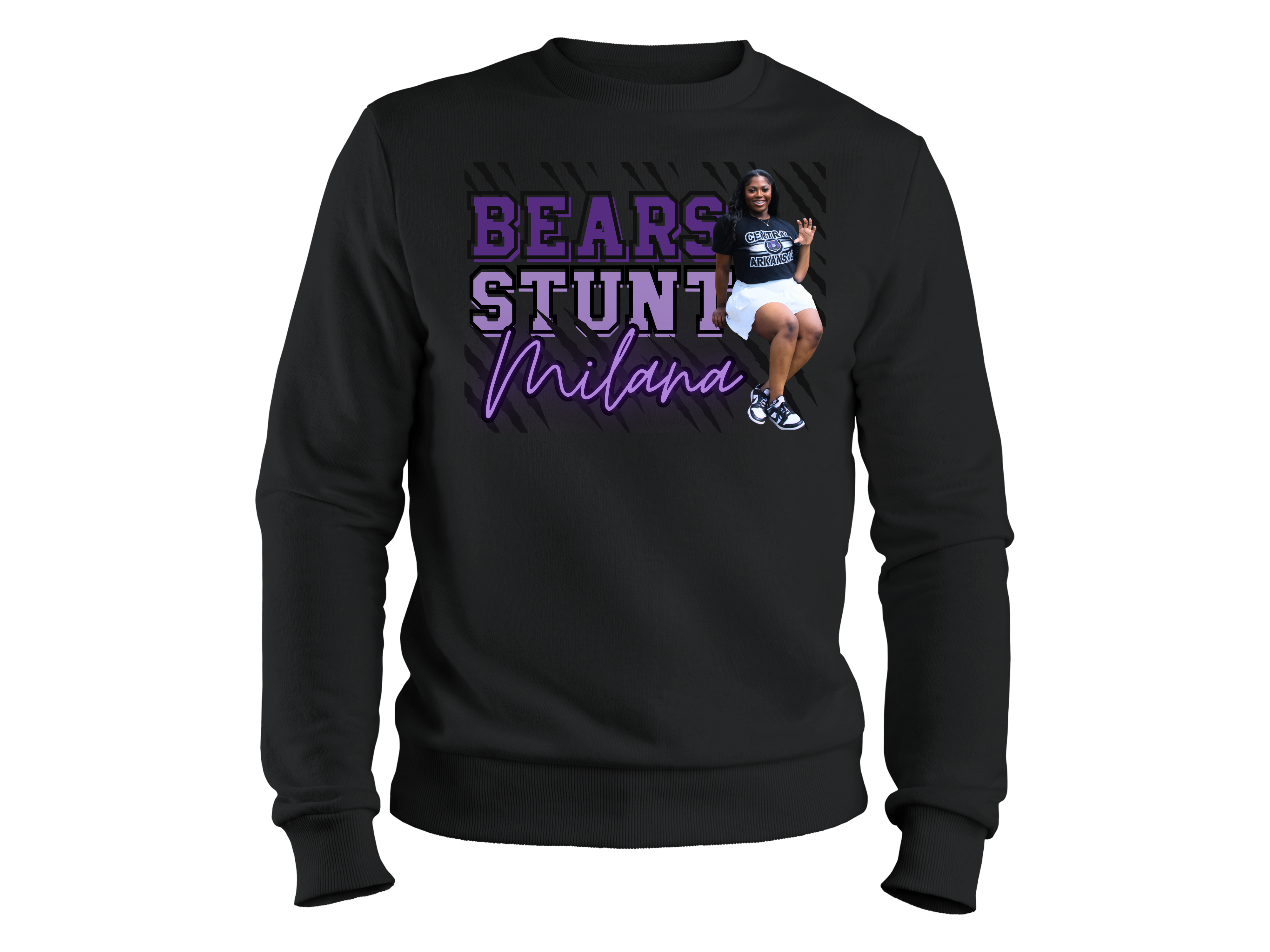 Milana Anderson - Black Crewneck