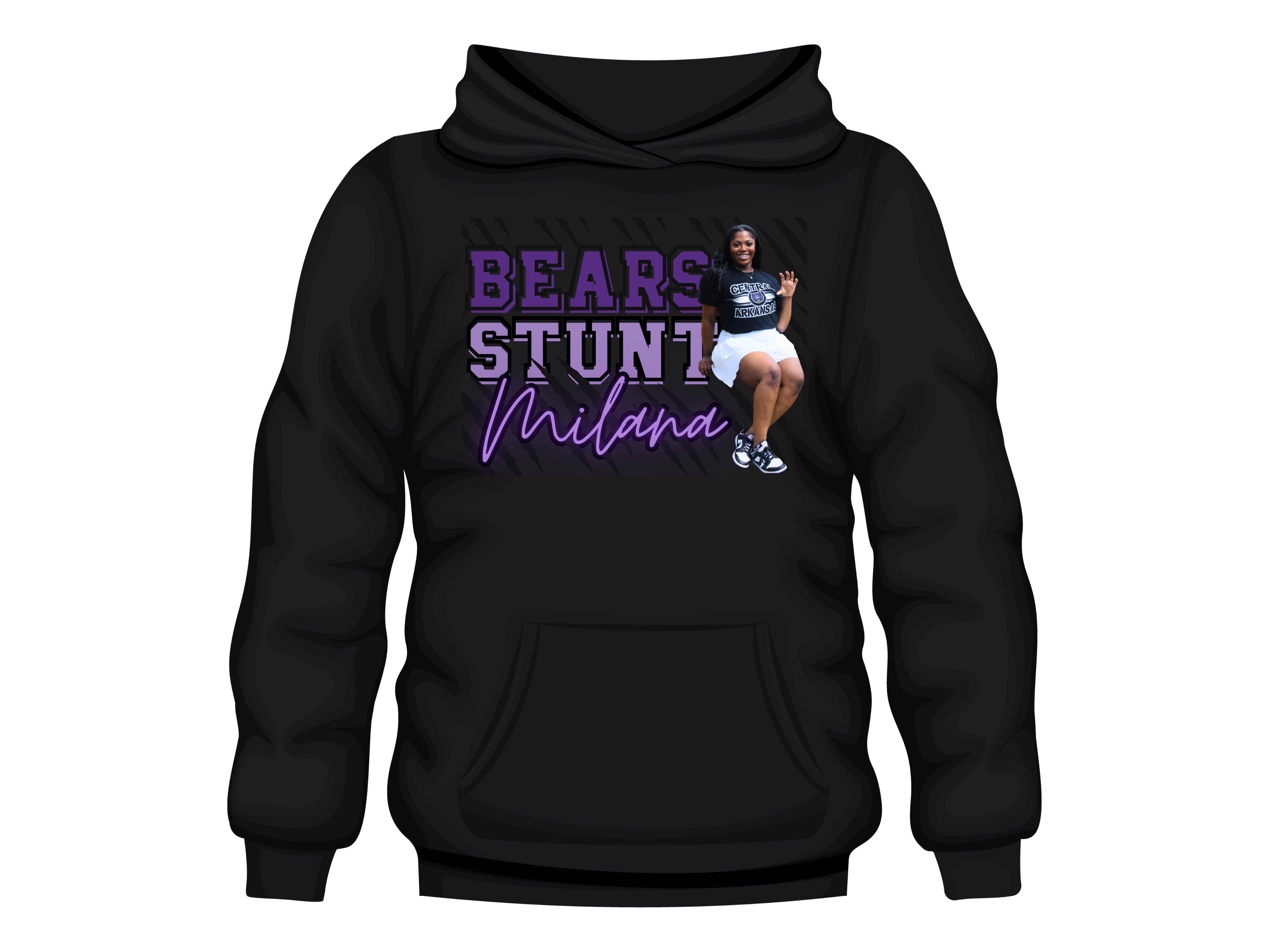 Milana Anderson - Black Hoodie