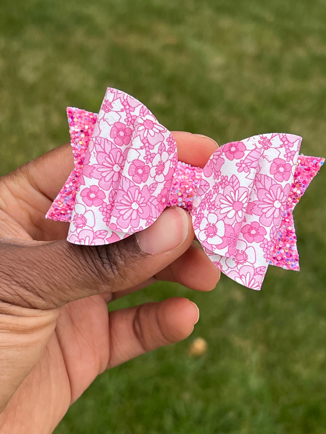 Mini blooming summer hairbow